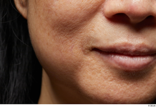  HD Face skin references Kawata Kayoko cheek lips mouth skin pores skin texture 0001.jpg